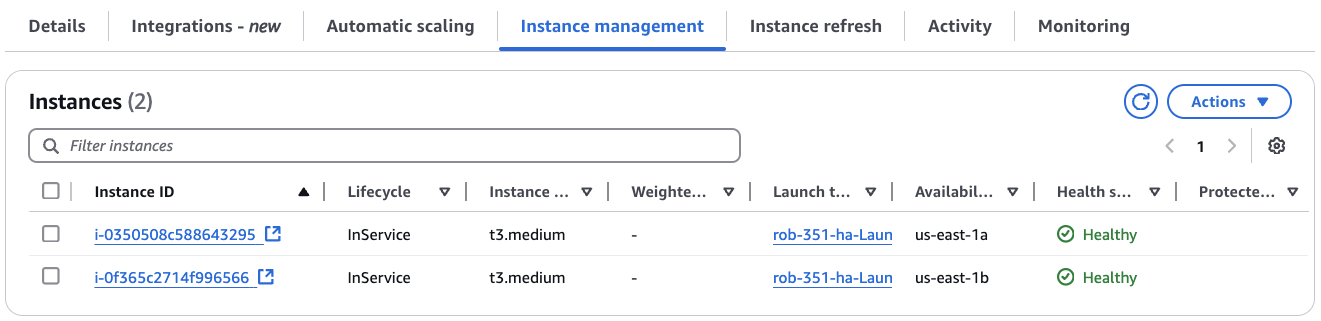 desired capacity instances