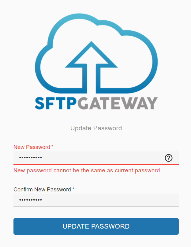 Password must be different