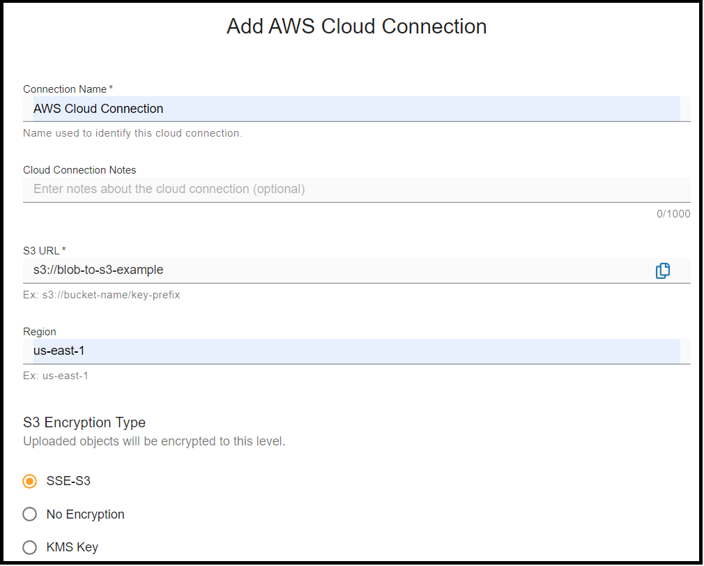 AWS Cloud Connection