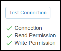 Test Connection success